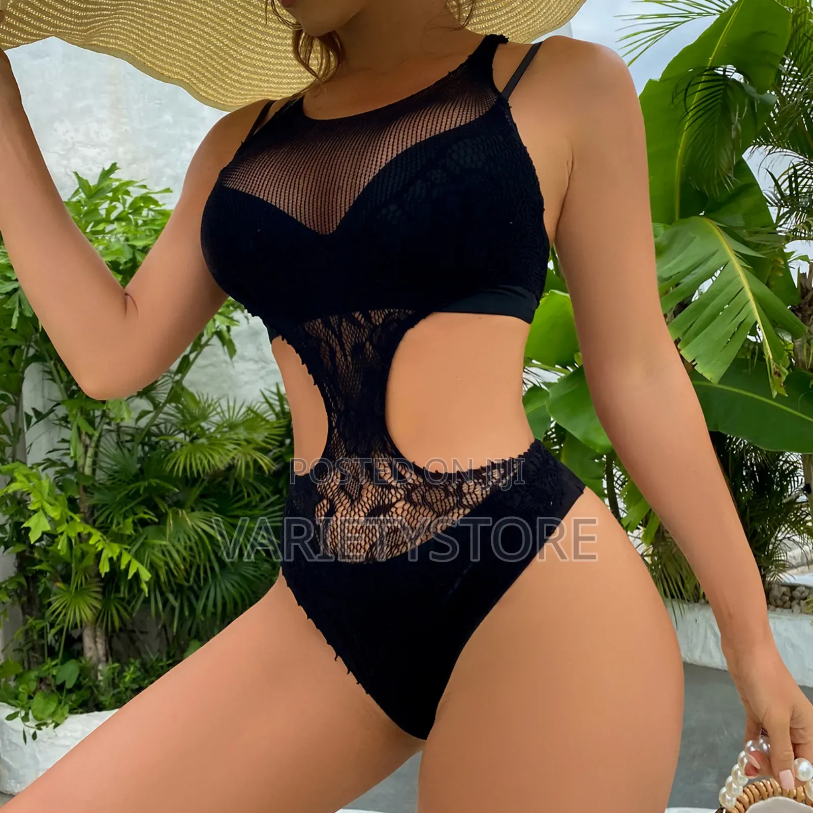Sexy One-Piece Hanging Neck Bikini