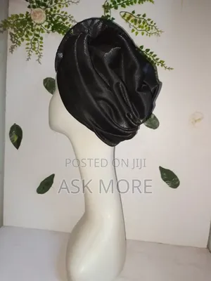 New Flowering Wrap Black Turban