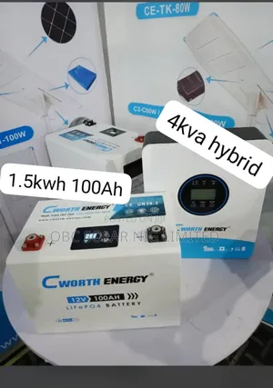C-Worth 100ah Lithium Battery 4kva Inverter Hybrid