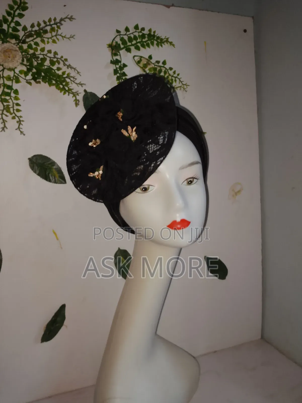 Black Color Wrap Turban