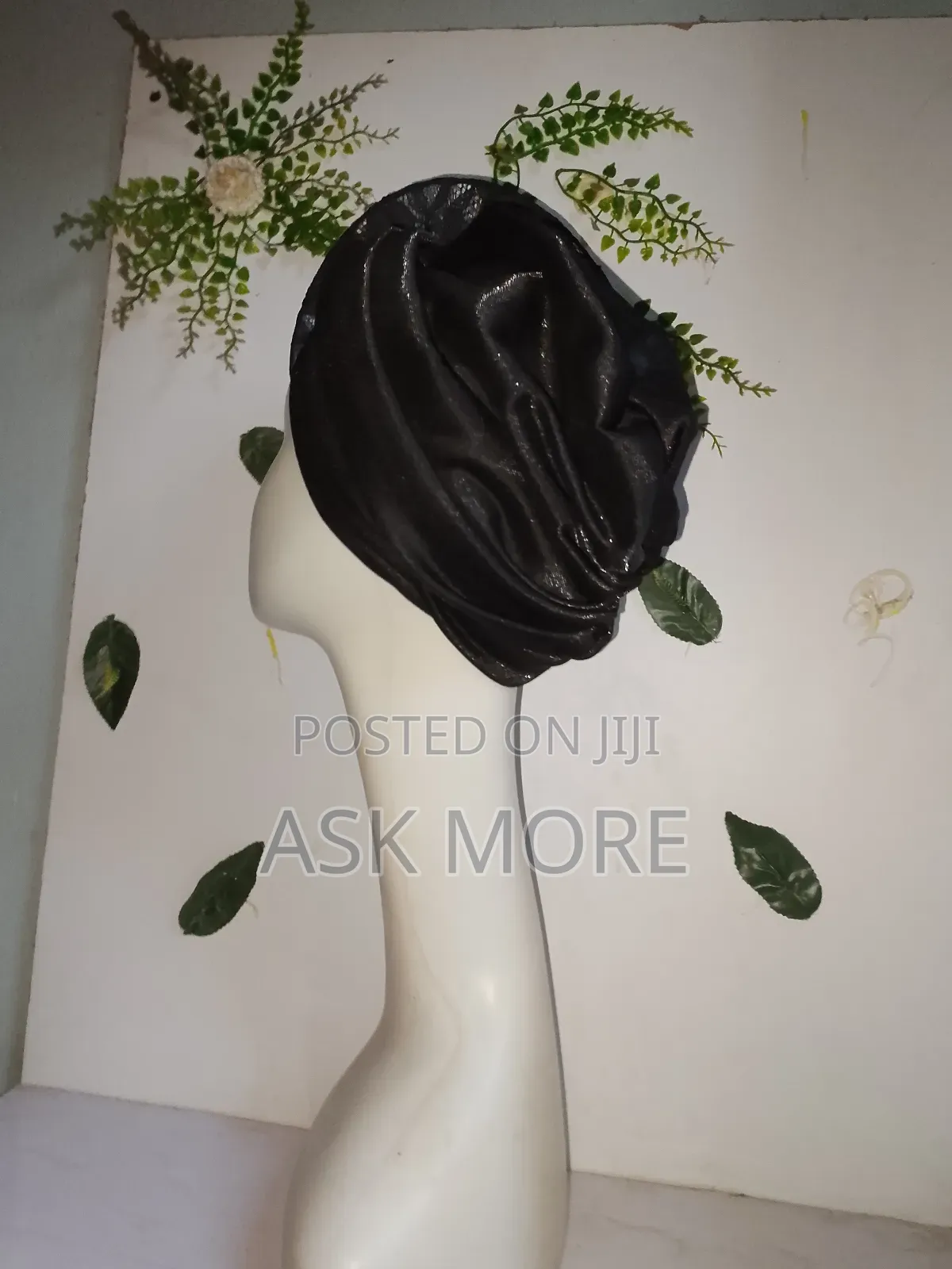 Black Color Wrap Turban