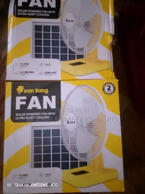 Sun King Table Fan – Cooling Without Power Failure!