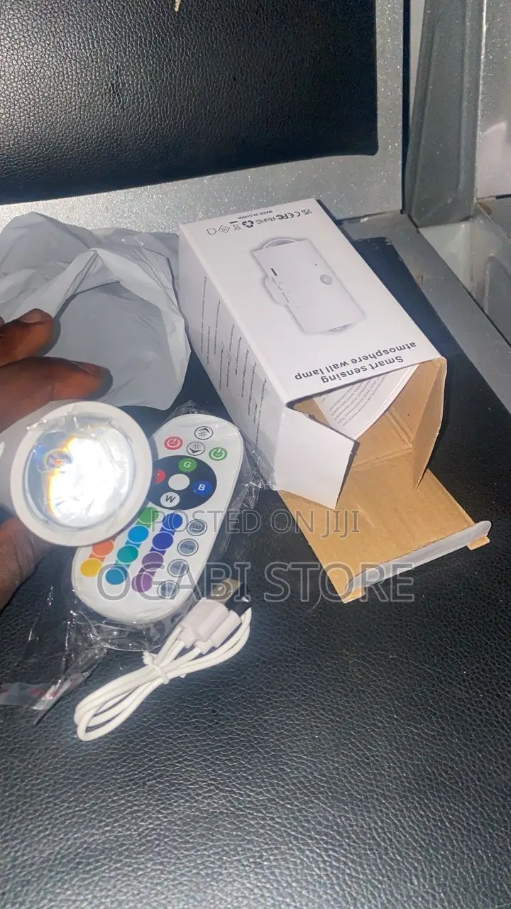 Rechargeable Magnetic Motion Sensor Night Light With Remote