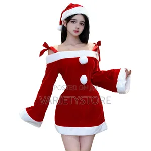 Women's Christmas Dress Sexy Santa Claus Costume