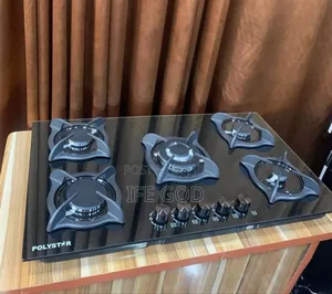 Original Polystar Built-in Luxury 5 Burners Gas Cooker Hob 60x90cm