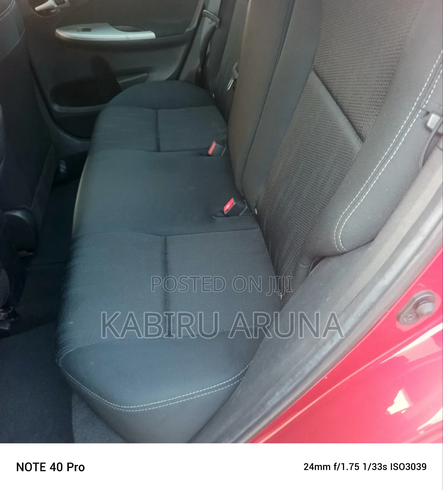Toyota Corolla 2012 Red