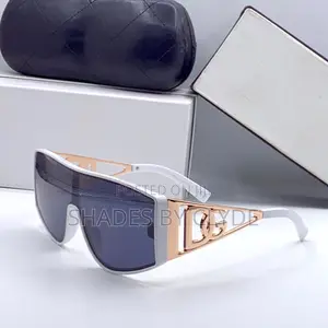 D G Sunglasses - Brown Gradient Lenses, Gold Frame - Brand New!