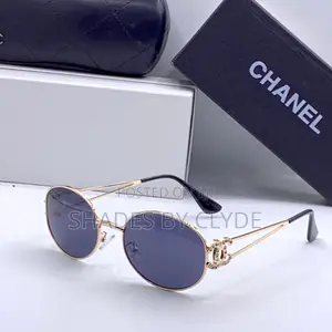 Chanel Sunglasses - Gold Frame, Brown Lenses - Brand New!