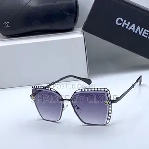 Chanel Sunglasses - Gradient Brown Lens, Gold Frame, Embellished -New!