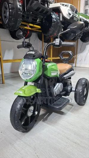 Green Electric Bike for Kids Age 1-5 With Bluetooth and Remote