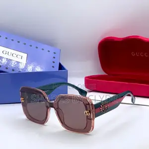 Gucci Sunglasses - Brown Green Frames, Lenses -New With Box Cases!
