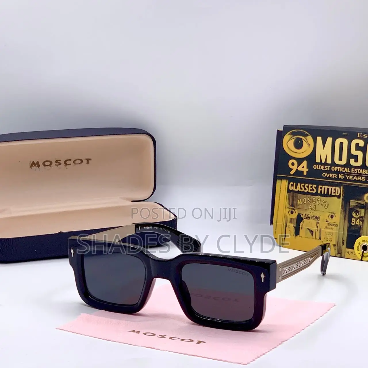 Vintage Charm: Authentic Moscot Sunglasses - Brown Gradient Frames!