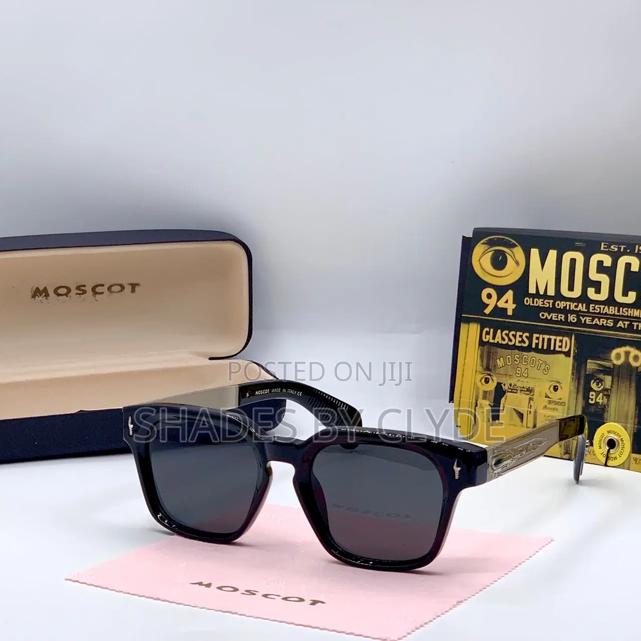 Vintage Charm: Authentic Moscot Sunglasses - Brown Gradient Frames!