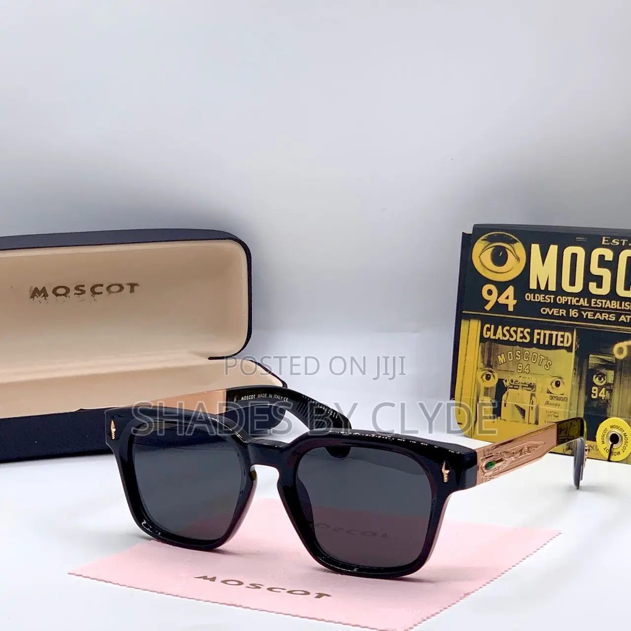 Vintage Charm: Authentic Moscot Sunglasses - Brown Gradient Frames!