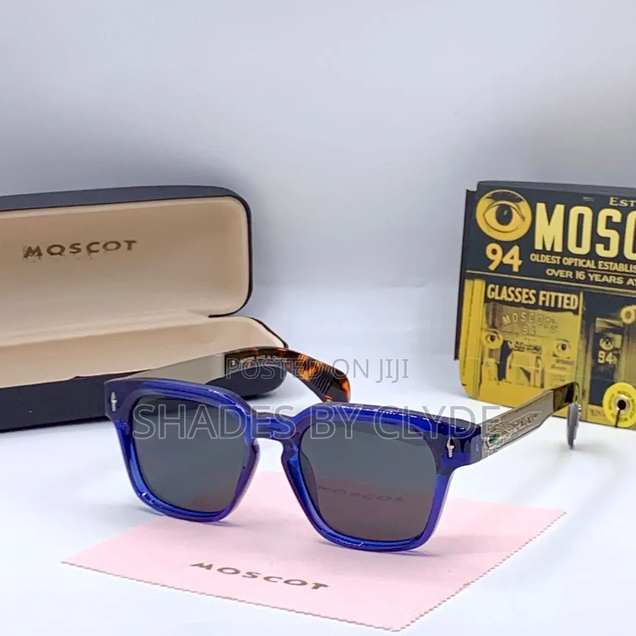 Vintage Charm: Authentic Moscot Sunglasses - Brown Gradient Frames!