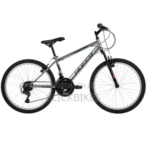 Huffy 24" Rock Creek Mountain Bike, Fits Riders, Gray, Adult, Men's