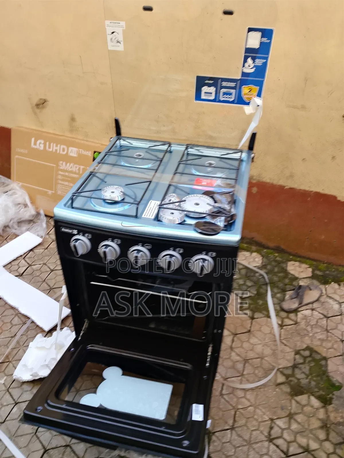 Improved Scanfrost 4 Burner Gas Cooker
