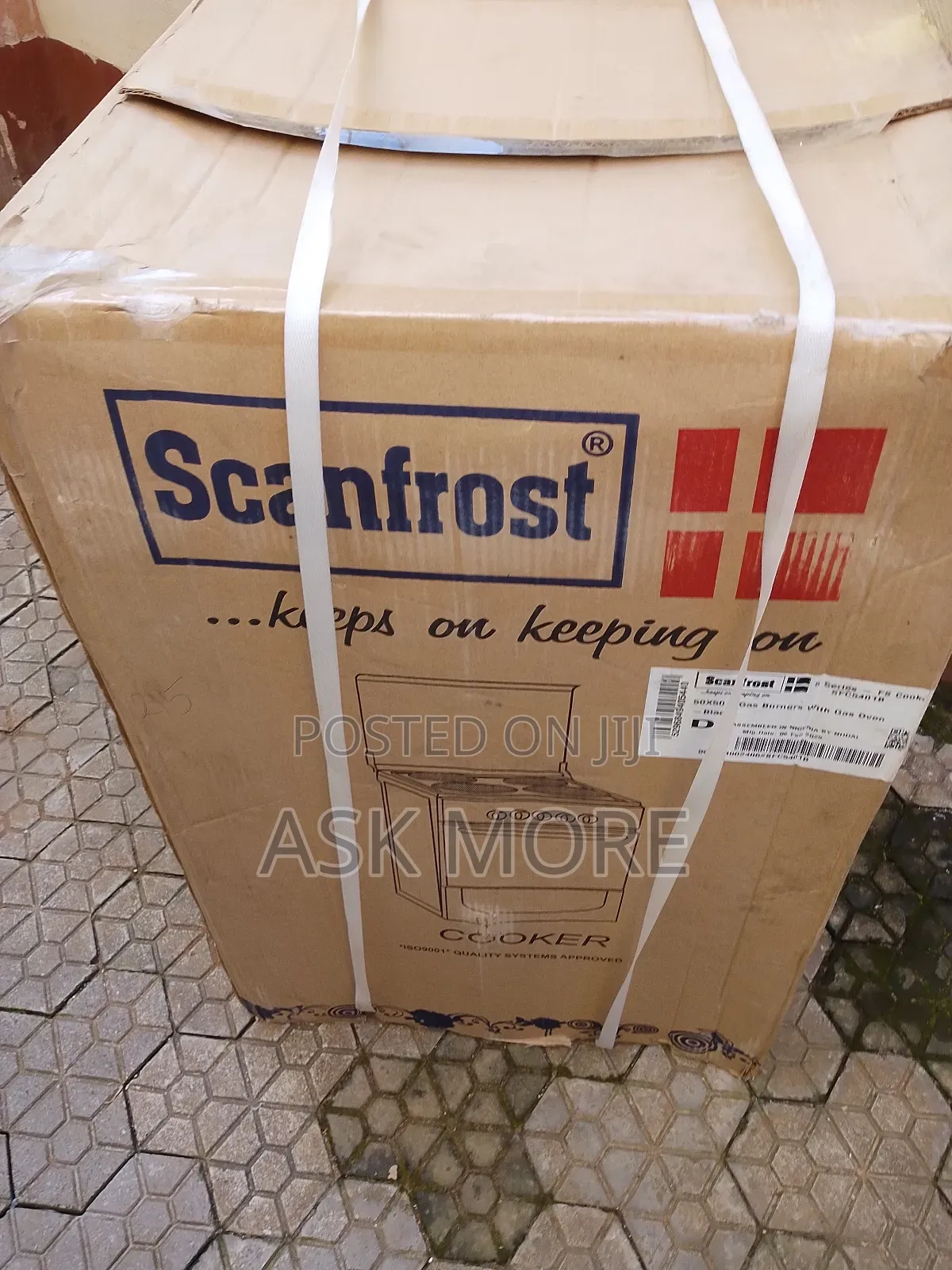 Improved Scanfrost 4 Burner Gas Cooker