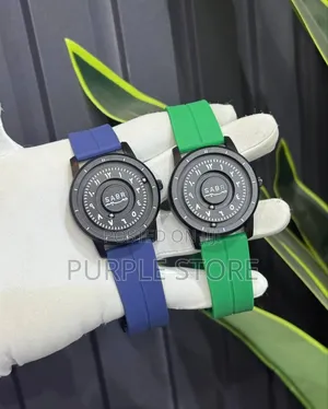 Sabr Magnetic Dial Rubber Strap Watch
