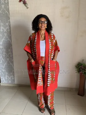 Ankara Kimono Jacket and Trouser