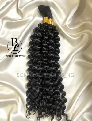 Bella Bloom Wave Human Hair Blend for Boho Braids(Two Bundles)