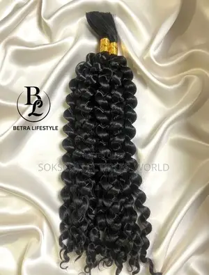 Bella Bloom Wave Human Hair Blend for Boho Braids(Two Bundles)