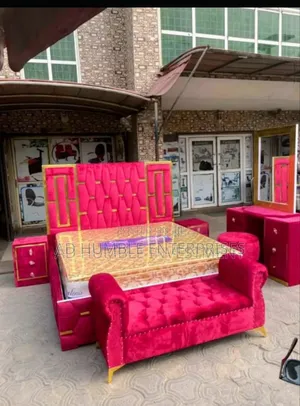 Pink Quality Standard Bedframe