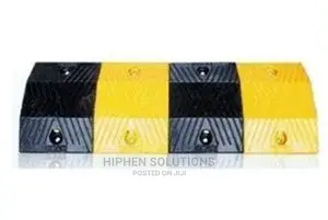 Black And Yellow Portable Speed Hump