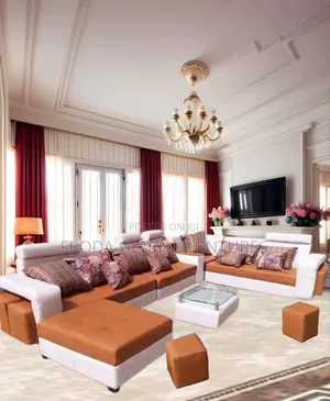 9 Seaters U-Shape Sofa Chairs. Quality and Classic Leather Couch. Ads1