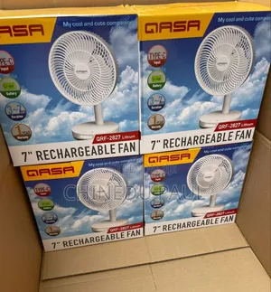 Qasa 7” Rechargable Fan (Qrf-2827 Lithium)