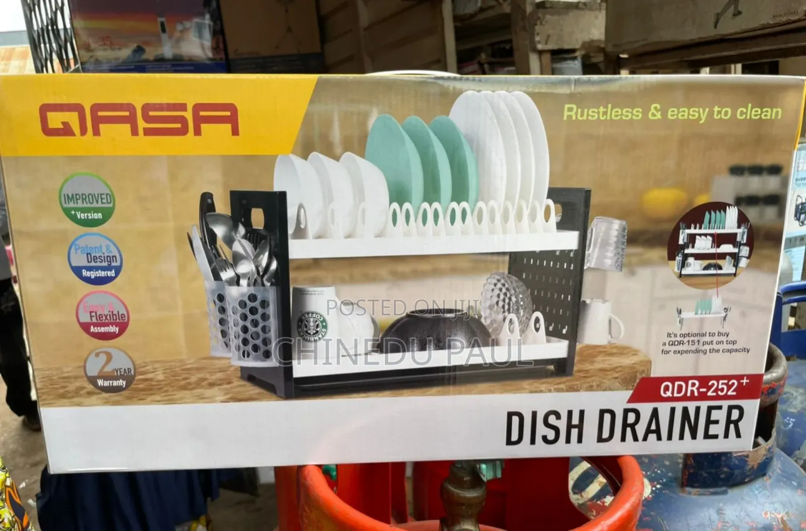 2-Step Qasa Dish Drainer (Qdr-252+)