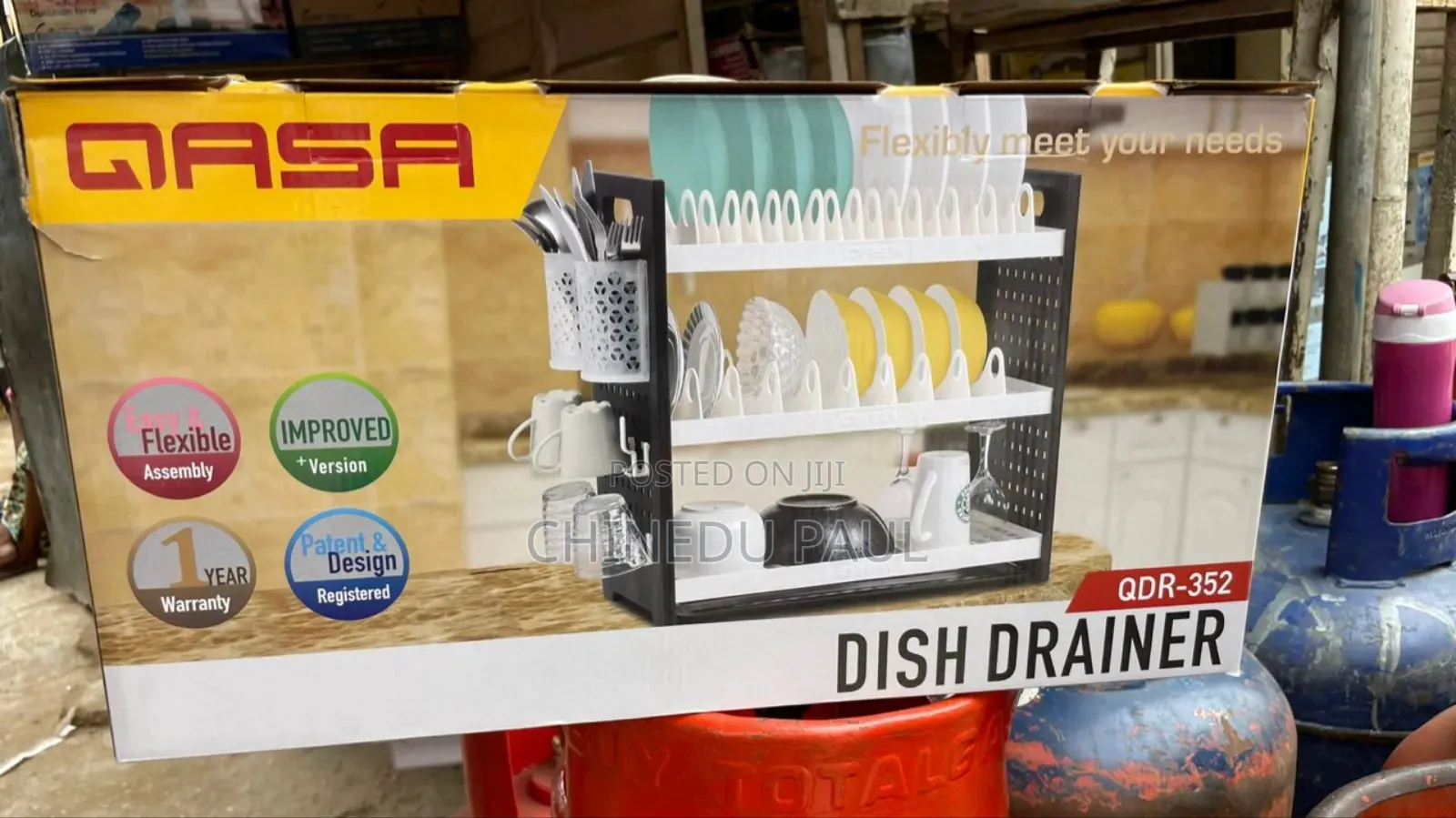 3-Step Qasa Dish Drainer (Qdr-352)