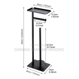 Standing Brush and Tissue Holder