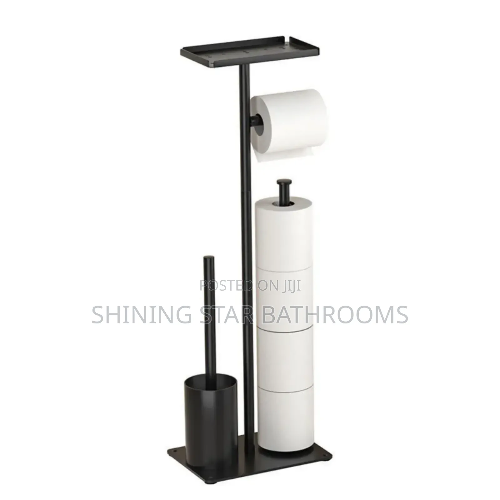 Standing Brush and Tissue Holder