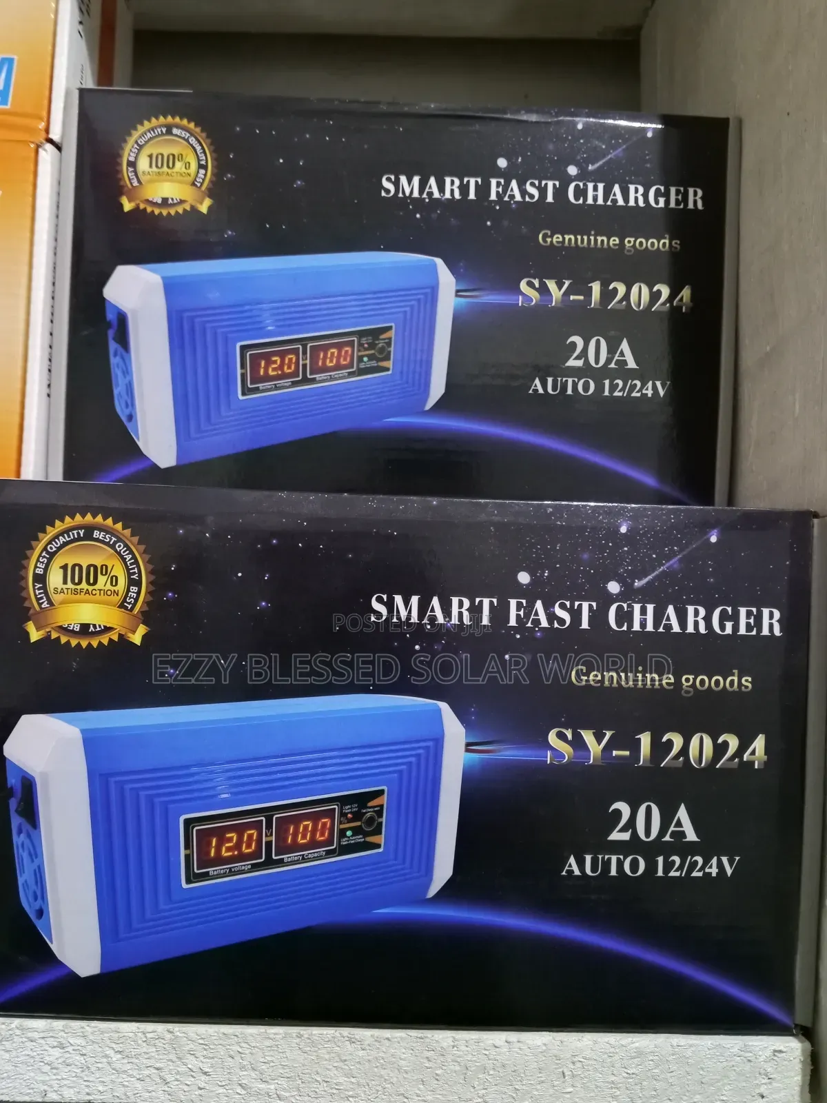 20a 12/24v Auto Battery Charger