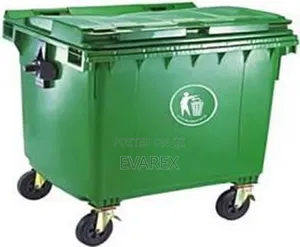 1100 Litres Industrial Waste Bin With 4 Tires.