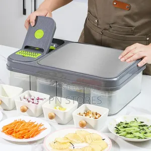 15 in 1 Multifunctional Vegetable Slicer With Chopping Board