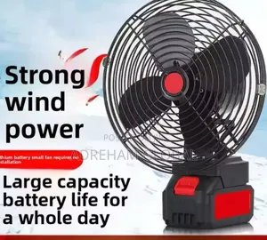 Portable Wireless Charging Lithium Battery Fan Small ,Indoor Outdoor