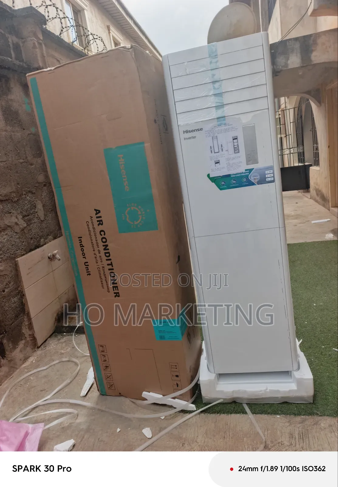 Hisense 3 Tons Inverter Standing Ac With Powerful Compressor