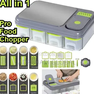 15 In1 Multifunctional Vegetable Slicer With 4 Basket Stainless Board