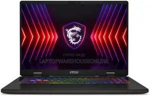 New Laptop MSI MSI Sword 17 16GB Intel Core I7 SSD 1T
