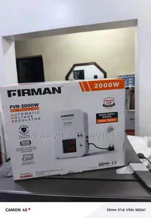 Wall Mounted Voltage Control Unit Firman FVR-2000w
