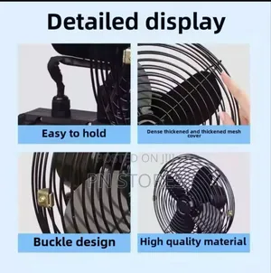 Wireless Charging Fan (Lithium Battery Powered)