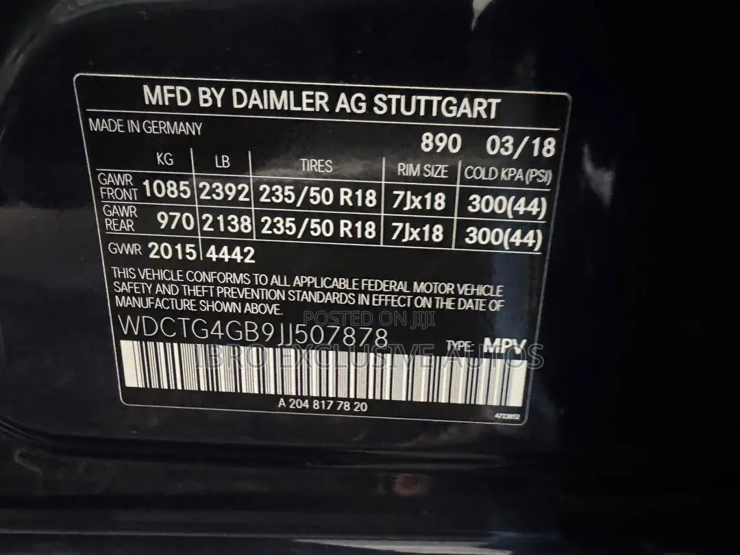 Mercedes-Benz GLA 250 2018 Blue