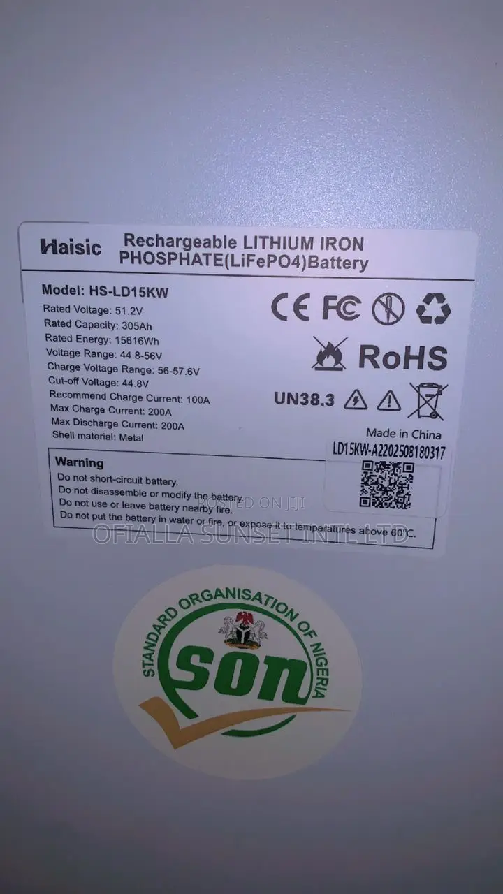 15kwh Haisic Battery