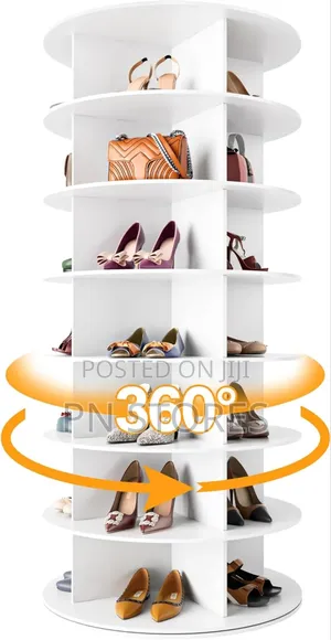 360° Rotating Shoe And Bag Rack.