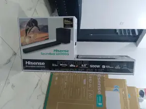 Hisense Soundbar 500w = Feel It in Your Chest.”