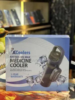 Rxcoolers Max Portable Medicine Cooler | Mini Medical Fridge | Sealed