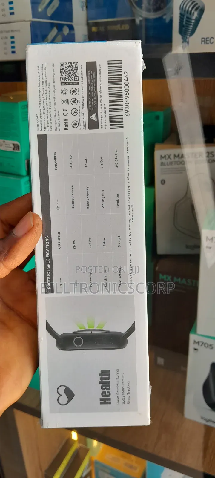 Foomee 2.01 Full Screen Touch Watch