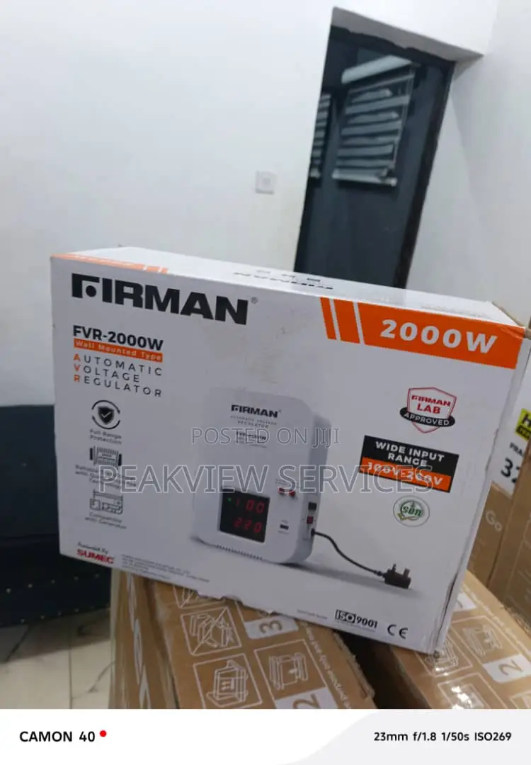 Wall Mounted Voltage Management Unit FVR-2000w